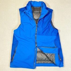 LULULEMON LIVE IN PRACTICE Goose Down Puffer Vest Blue Unisex SzS/M Outdoor Golf